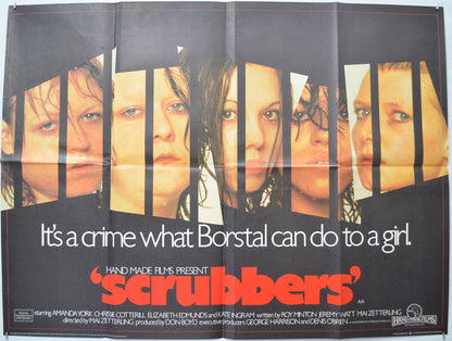 Scrubbers Original Quad Poster - Film Poster - Movie Poster