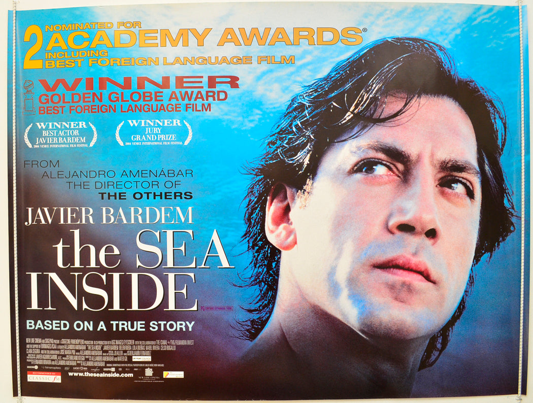 The Sea Inside  Original British Quad Poster - Film Poster - Movie Poster 