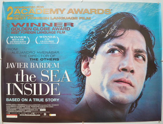 The Sea Inside (a.k.a Mar adentro) Original Quad Poster - Film Poster - Movie Poster