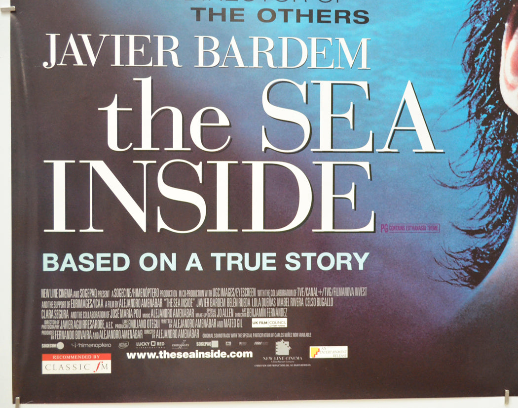 THE SEA INSIDE (Bottom Left) Cinema Quad Movie Poster 