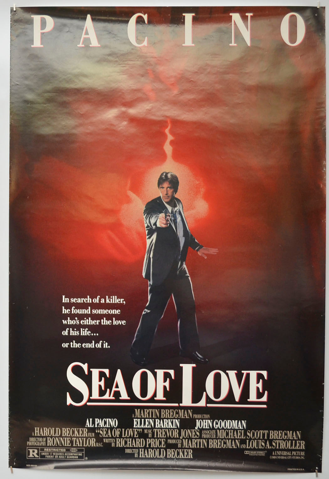 Sea Of Love Original One Sheet Poster - Film Poster - Movie Poster