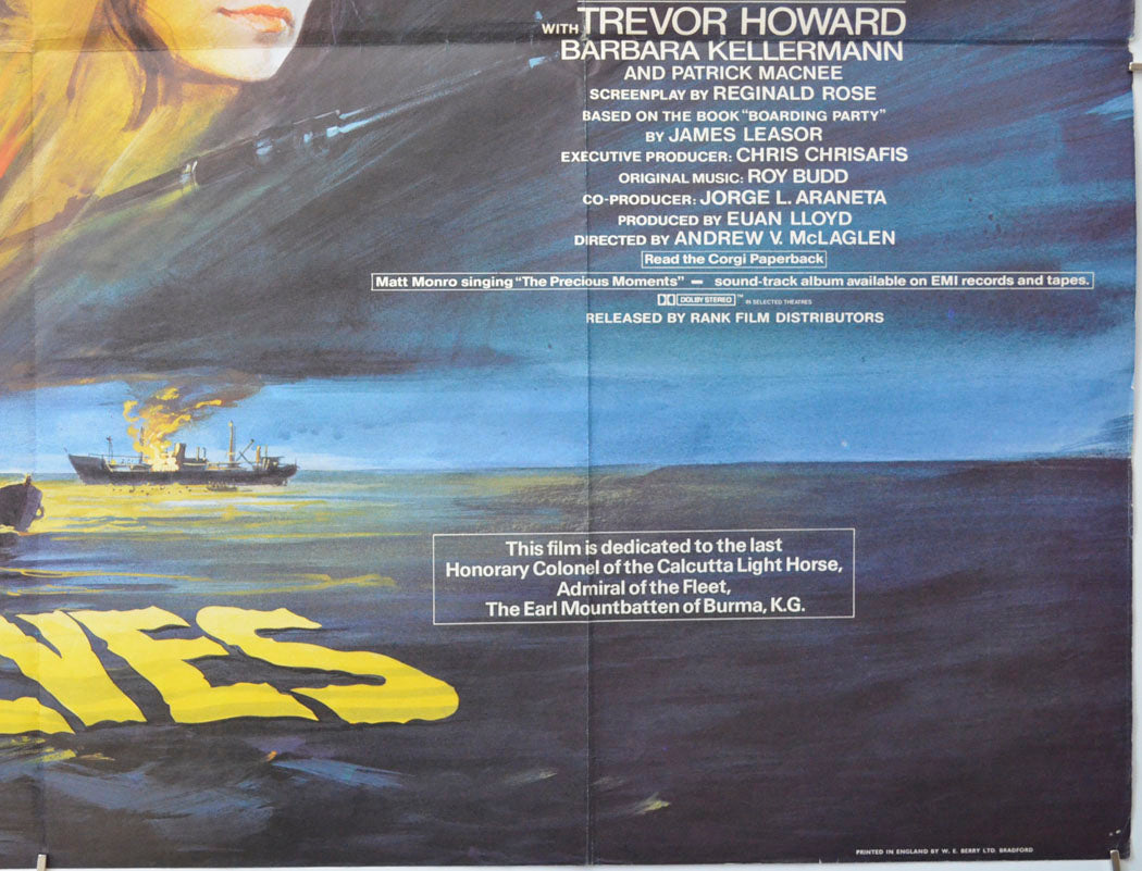 THE SEA WOLVES (Bottom Right) Cinema Quad Movie Poster 