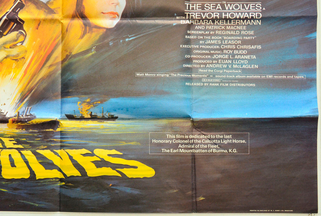 THE SEA WOLVES (Bottom Right) Cinema Quad Movie Poster 