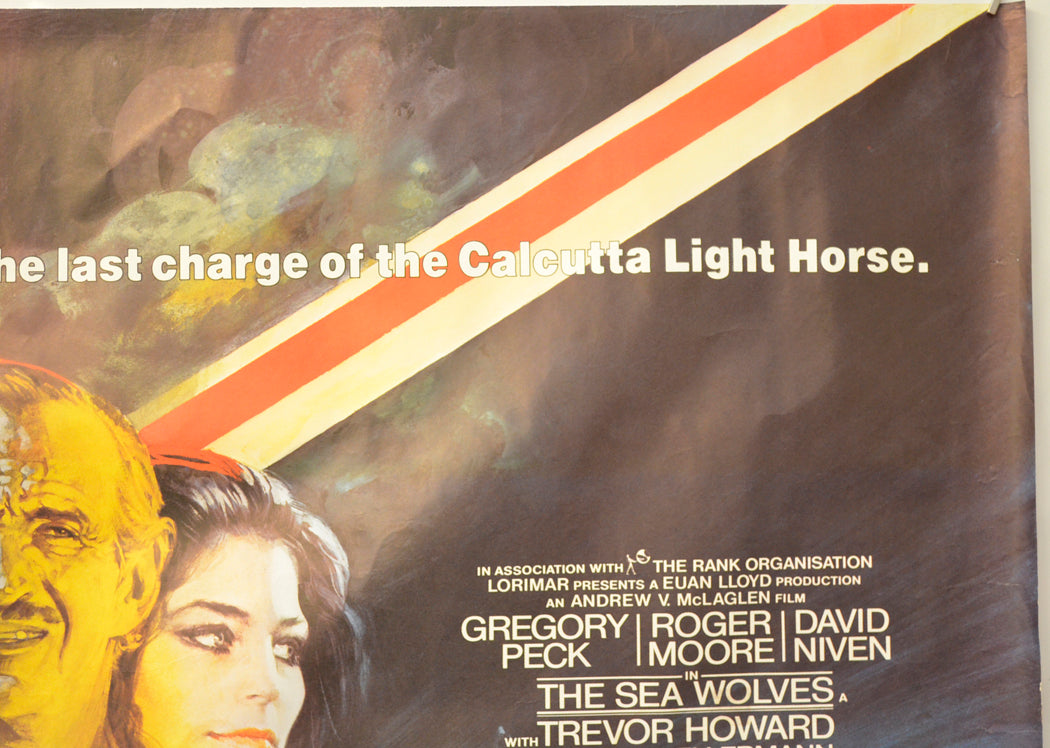 THE SEA WOLVES (Top Right) Cinema Quad Movie Poster 