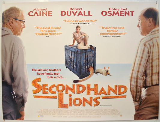 Secondhand Lions Original Quad Poster - Film Poster - Movie Poster  