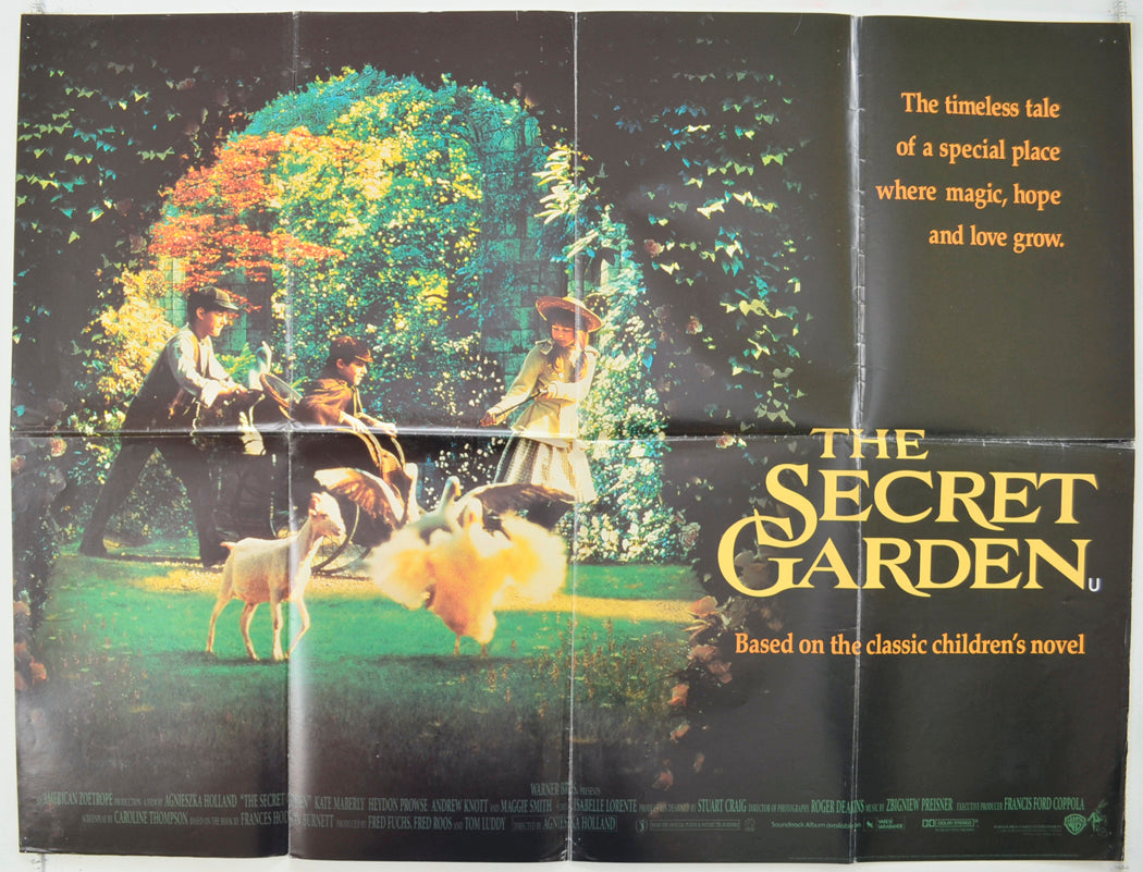 The Secret Garden   Original Quad Poster - Film Poster - Movie Poster 