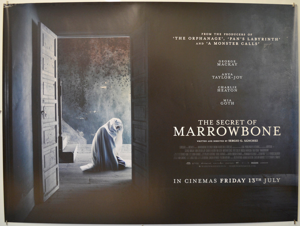 The Secret Of Marrowbone Original Quad Poster - Film Poster - Movie Poster