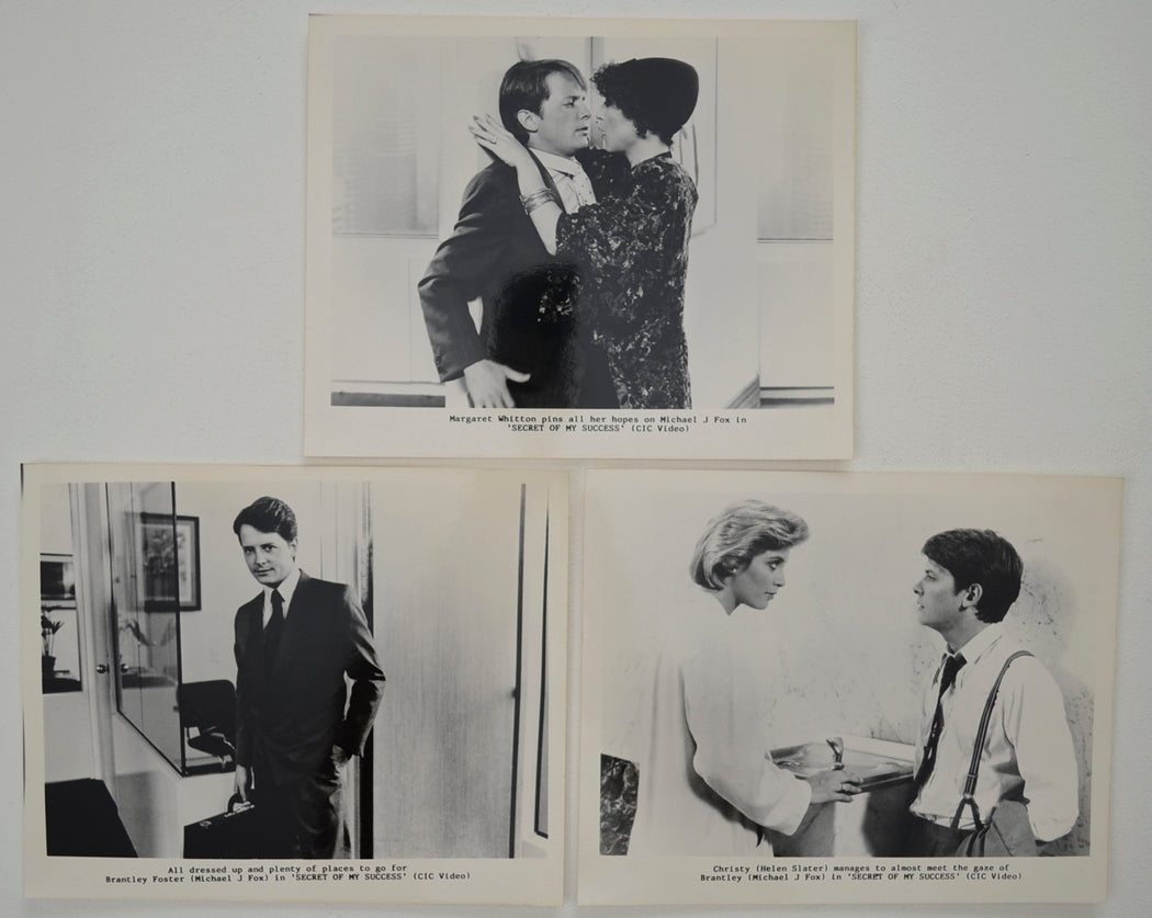 The Secret Of My Success  3 Original Black And White Press Stills 