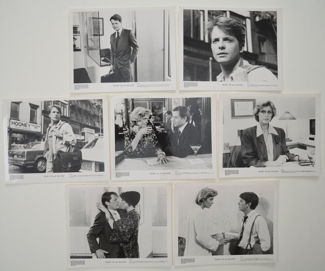 The Secret Of My Success  7 Original Black And White Press Stills 