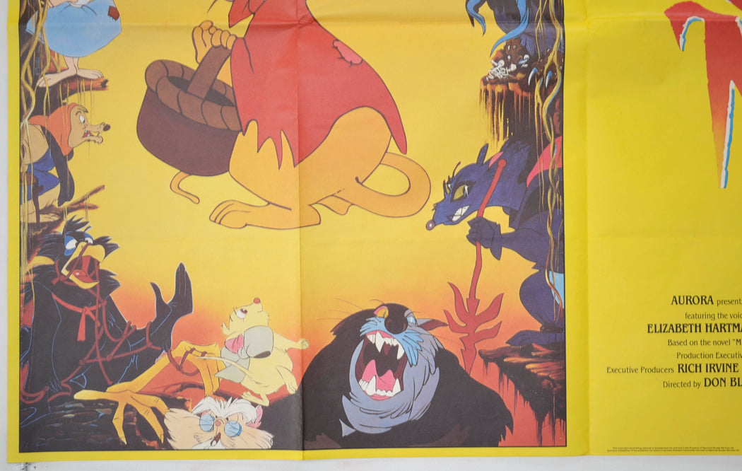 THE SECRET OF NIMH (Bottom Left) Cinema Quad Movie Poster 