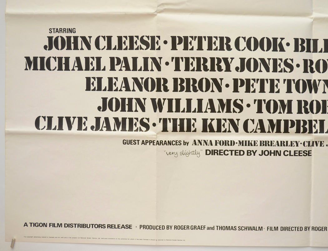 THE SECRET POLICEMAN’S BALL (Bottom Left) Cinema Quad Movie Poster 