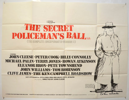 The Secret Policeman’s Ball Original Quad Poster - Film Poster - Movie Poster