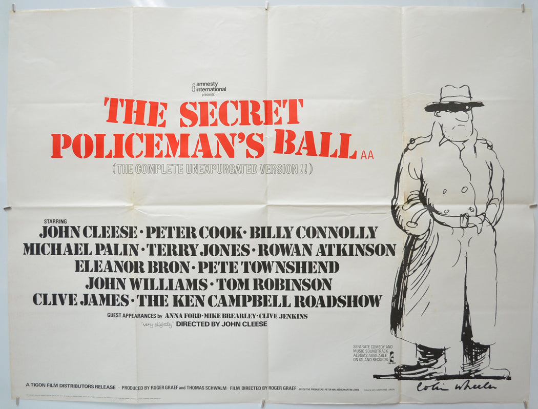 The Secret Policeman’s Ball - Original Quad Poster - Film Poster - Movie Poster