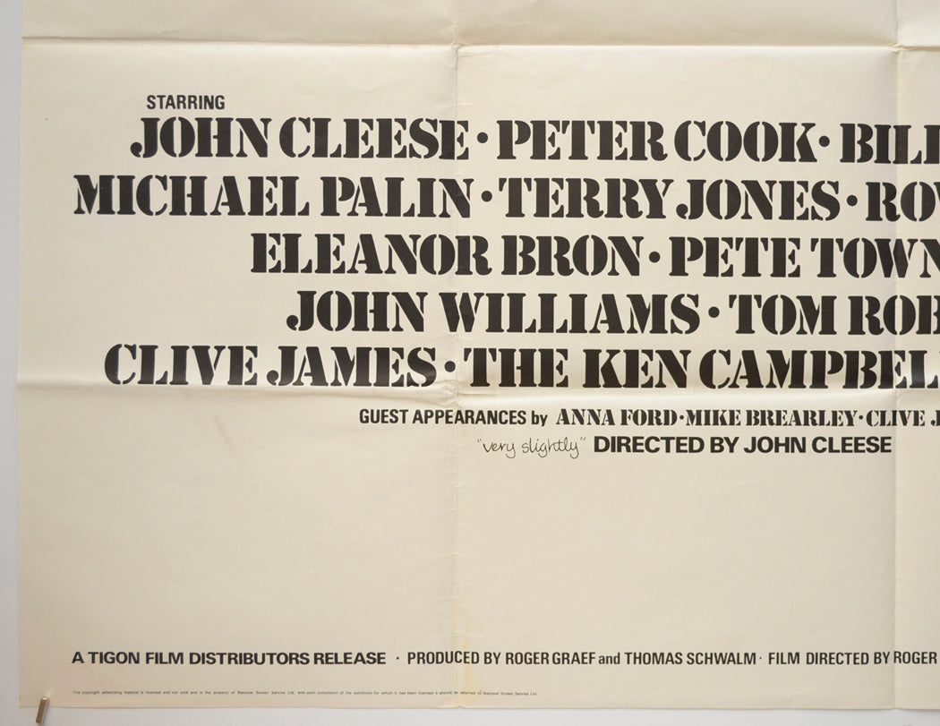 THE SECRET POLICEMAN’S BALL (Bottom Left) Cinema Quad Movie Poster 