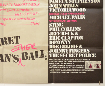 THE SECRET POLICEMAN’S OTHER BALL (Bottom Right) Cinema Quad Movie Poster 