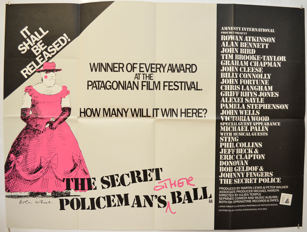 The Secret Policeman’s Other Ball (Version 2) Original Quad Poster - Film Poster - Movie Poster