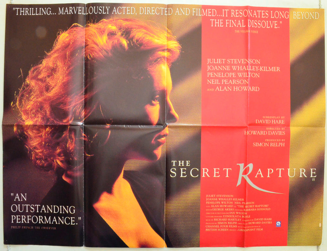 The Secret Rapture Original British Quad Poster - Film Poster - Movie Poster 