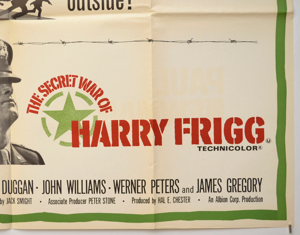 THE SECRET WAR OF HARRY FRIGG (Bottom Right) Cinema Quad Movie Poster 