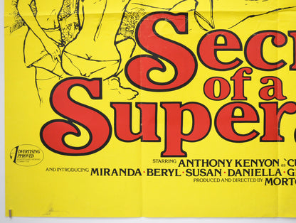 SECRETS OF A SUPER STUD (Bottom Left) Cinema Quad Movie Poster 