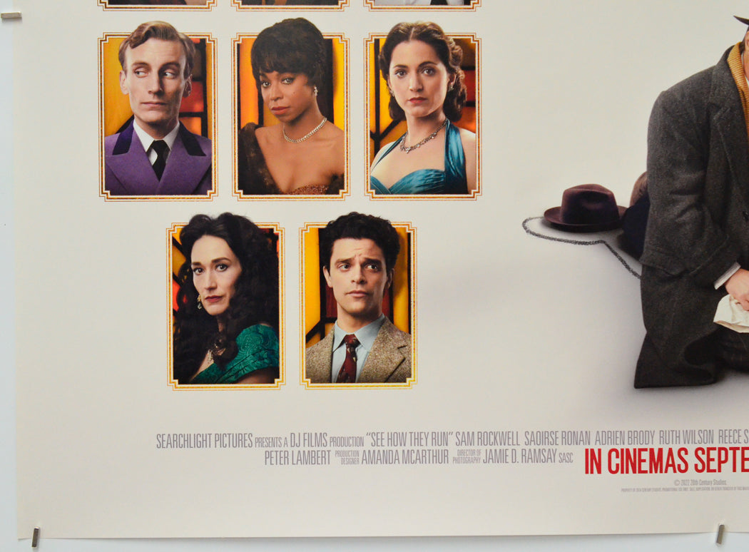 See How They Run (Bottom Left) Cinema Quad Movie Poster 