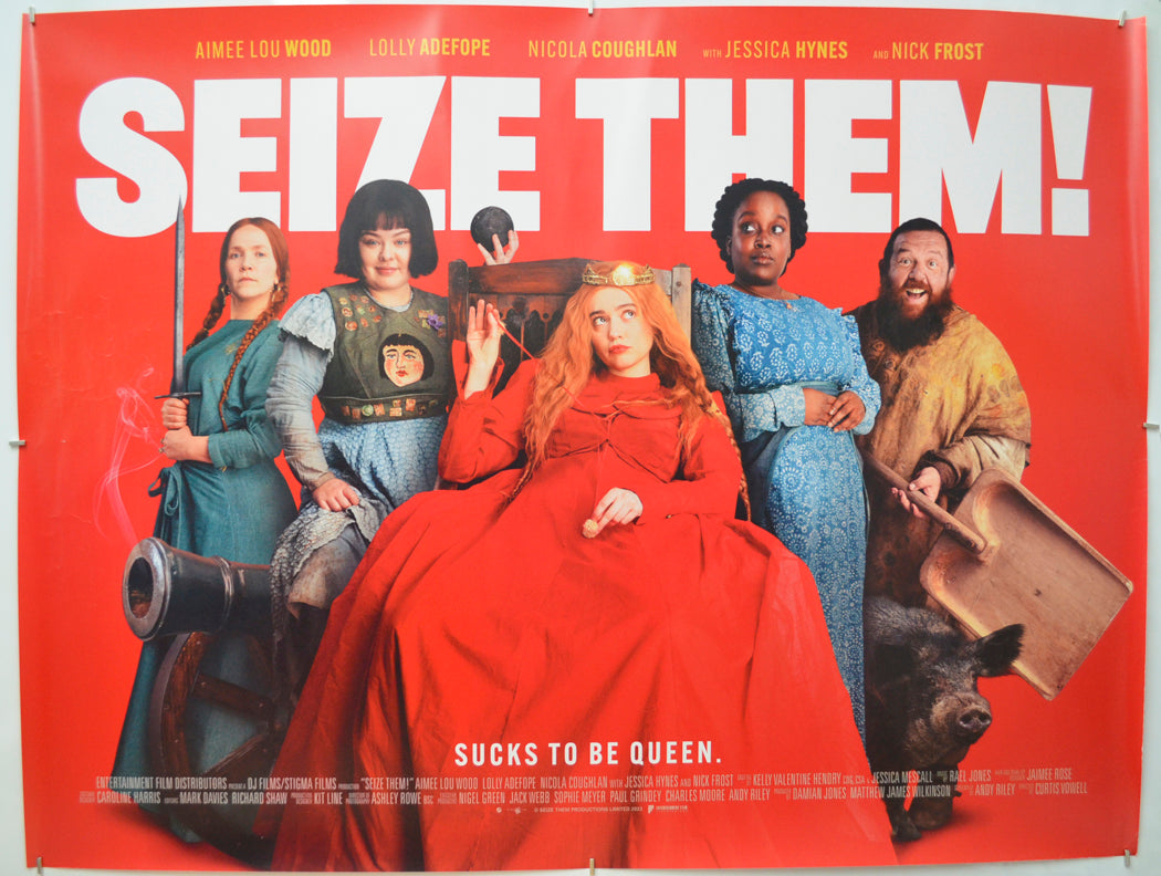 Seize Them!  Original Quad Poster - Film Poster - Movie Poster