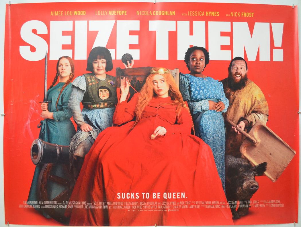 Seize Them!  Original Quad Poster - Film Poster - Movie Poster