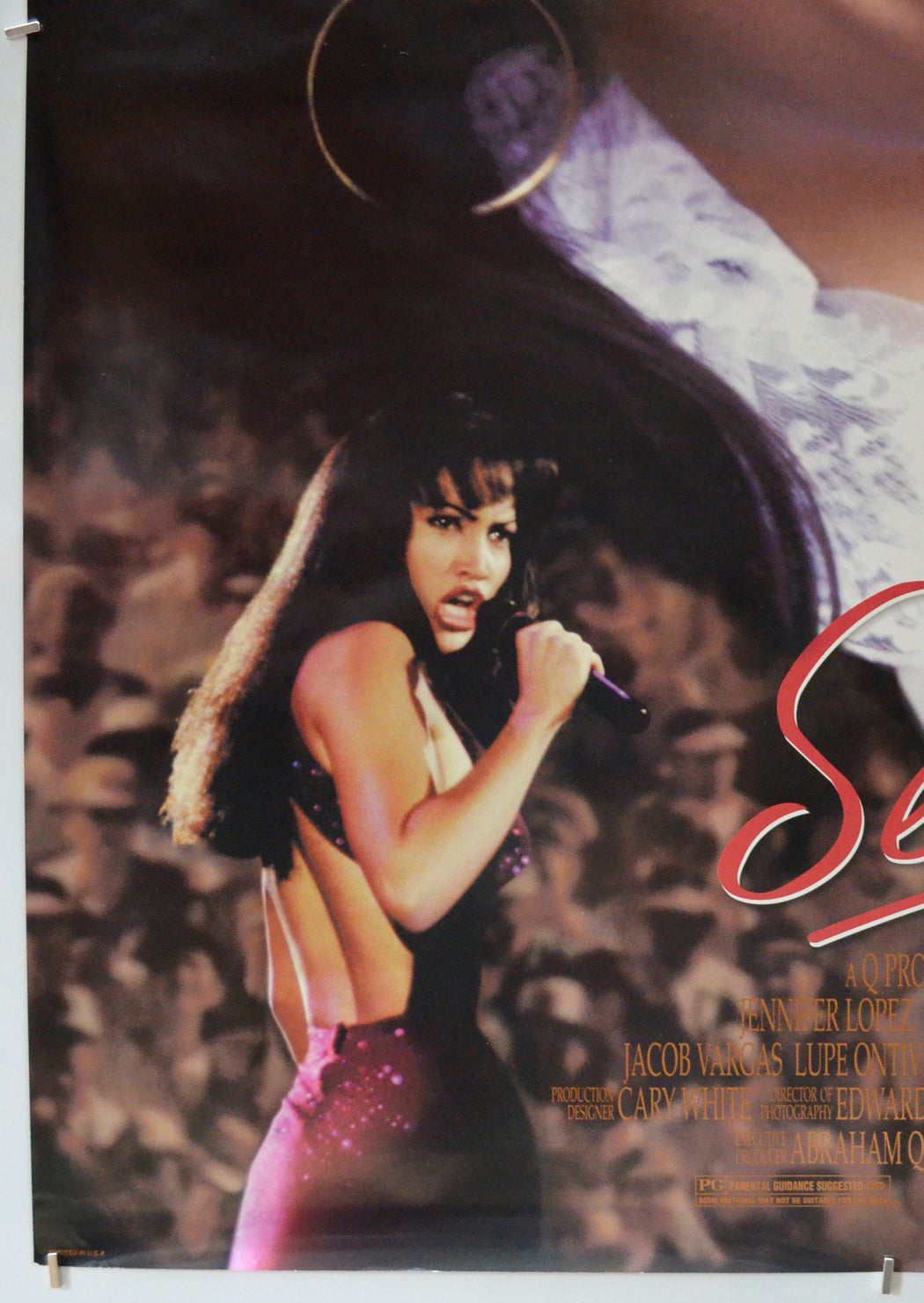 SELENA (Bottom Left) Cinema One Sheet Movie Poster 