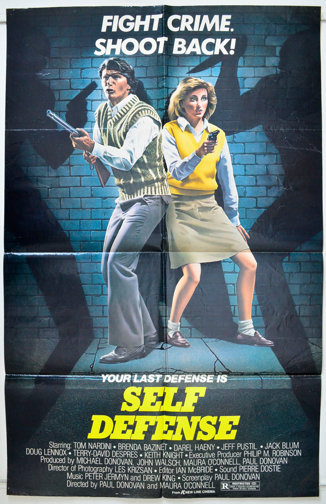 Self Defense Original One Sheet Poster - Movie Poster