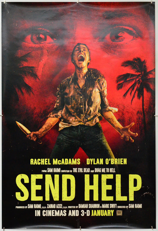 Send Help - Original One Sheet Poster - Film Poster - Movie Poster 
