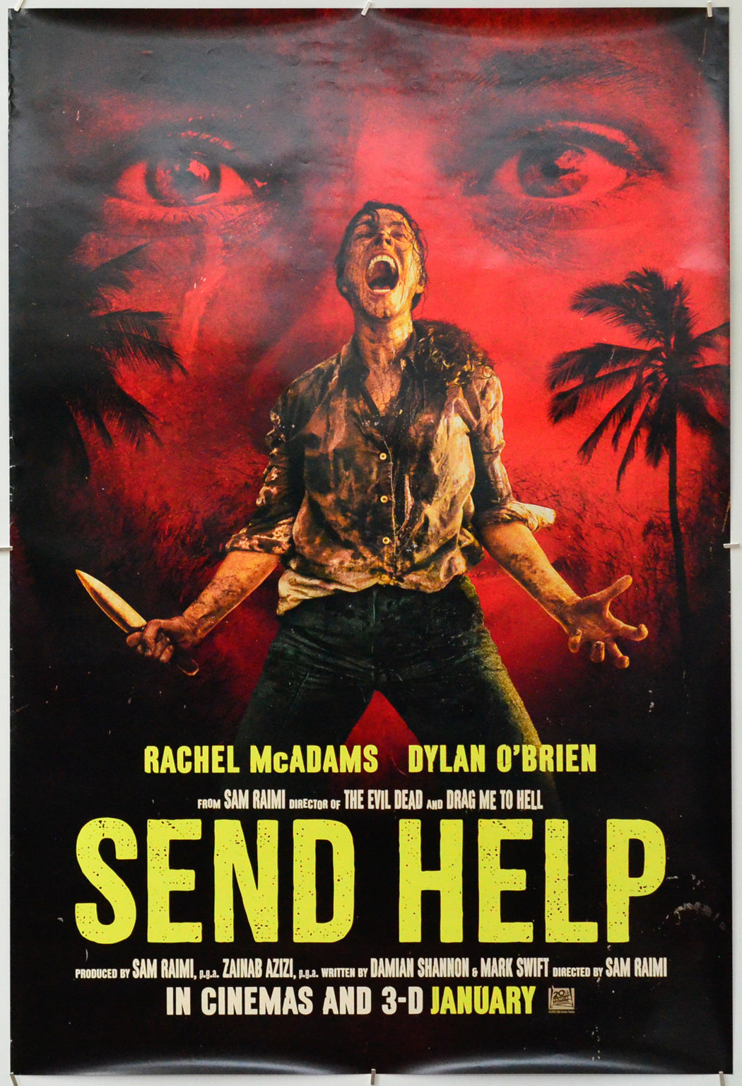 Send Help - Original One Sheet Poster - Film Poster - Movie Poster 