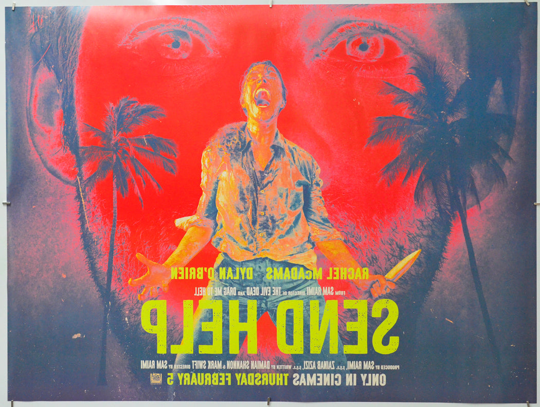 Send Help (Back) Cinema Quad Movie Poster 