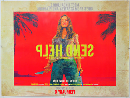 Send Help (Back) Cinema Quad Movie Poster 