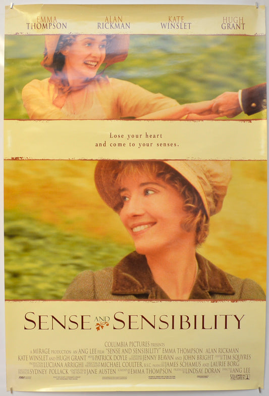 Sense And Sensibility Original One Sheet Poster - Film Poster - Movie Poster