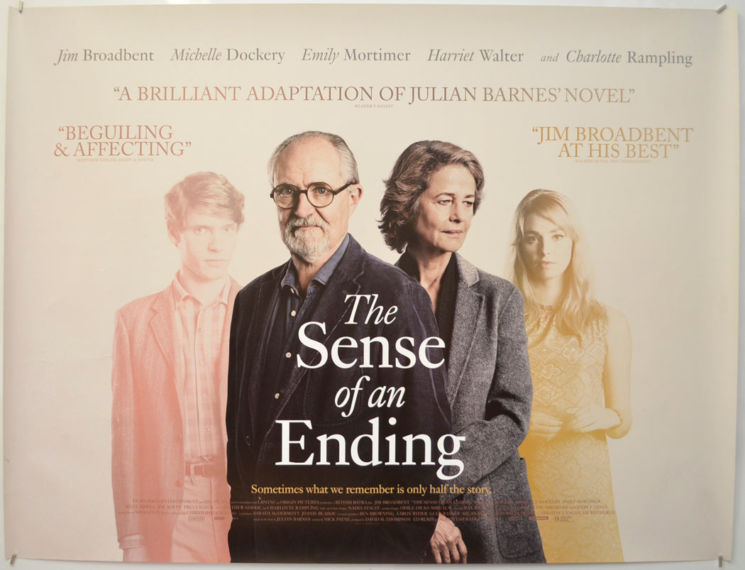 The Sense Of An Ending Original Quad Poster - Film Poster - Movie Poster