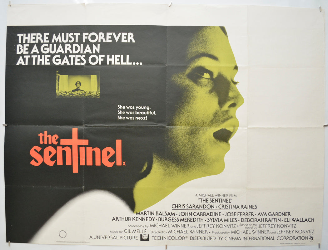 The Sentinel Original Quad Poster - Film Poster - Movie Poster