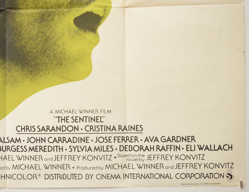 THE SENTINEL (Bottom Right) Cinema Quad Movie Poster 