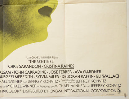 THE SENTINEL (Bottom Right) Cinema Quad Movie Poster 