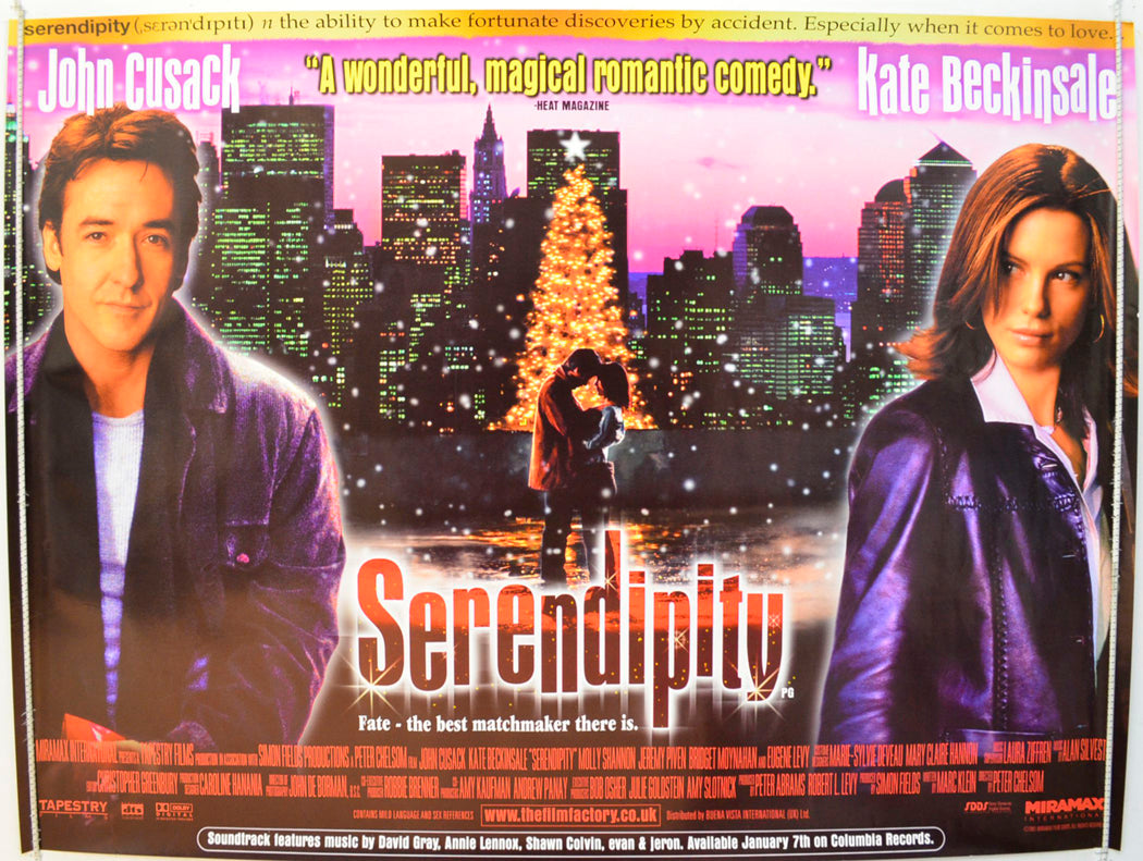 Serendipity  Original British Quad Poster - Film Poster - Movie Poster