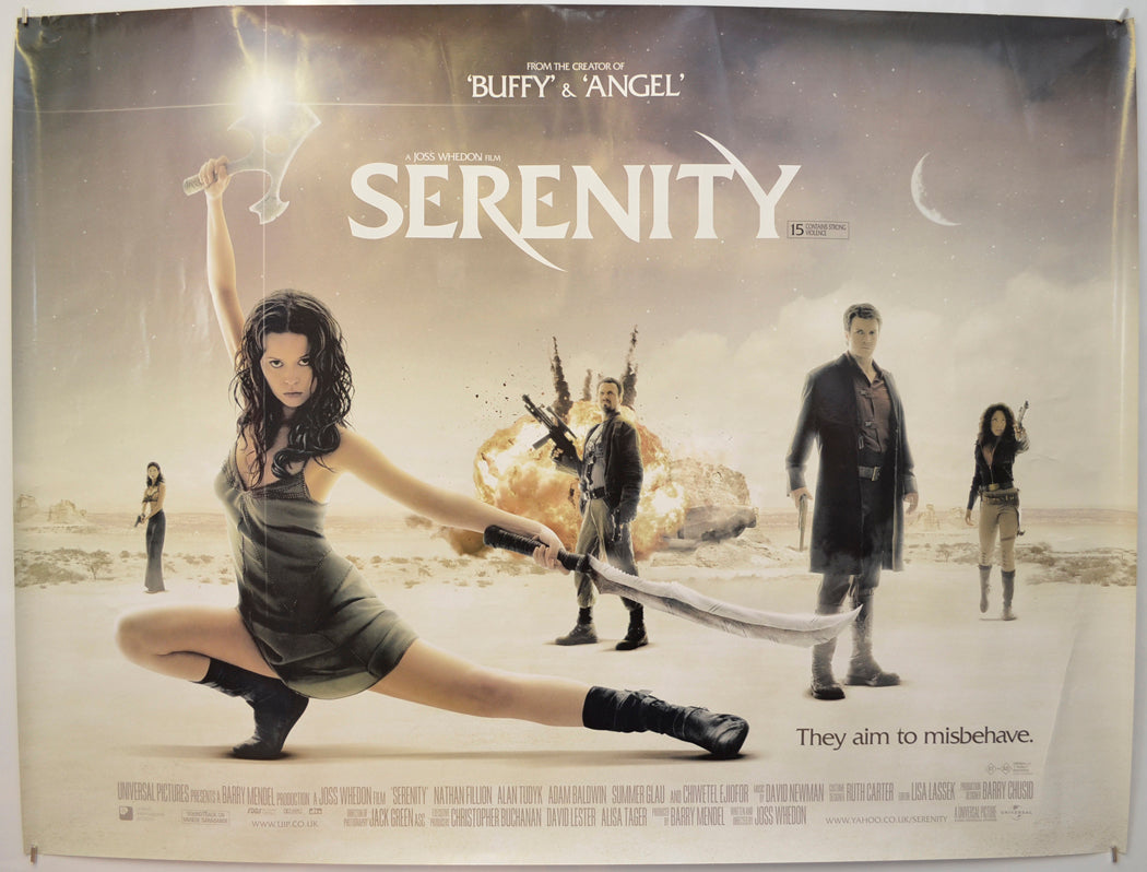 Serenity Original Quad Poster - Film Poster - Movie Poster