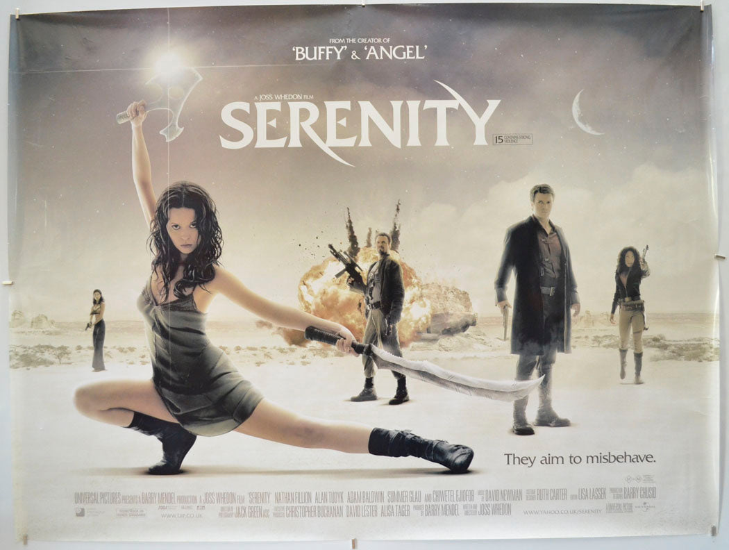 Serenity Original Quad Poster - Film Poster - Movie Poster