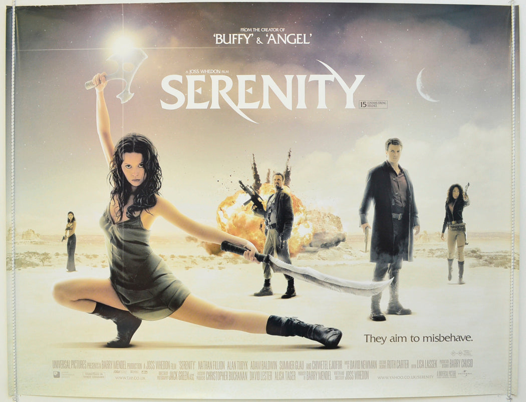 Serenity Original Quad Poster - Film Poster - Movie Poster  