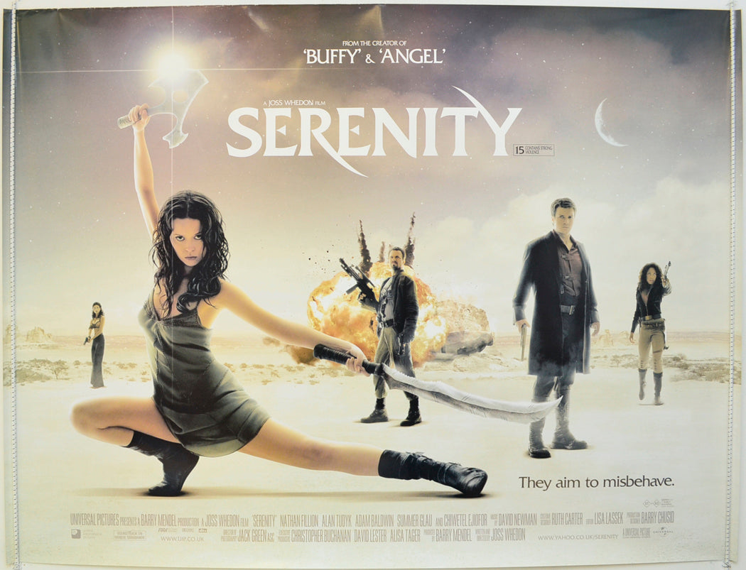 Serenity Original Quad Poster - Film Poster - Movie Poster  