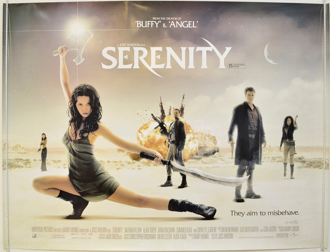 Serenity Original Quad Poster - Film Poster - Movie Poster  