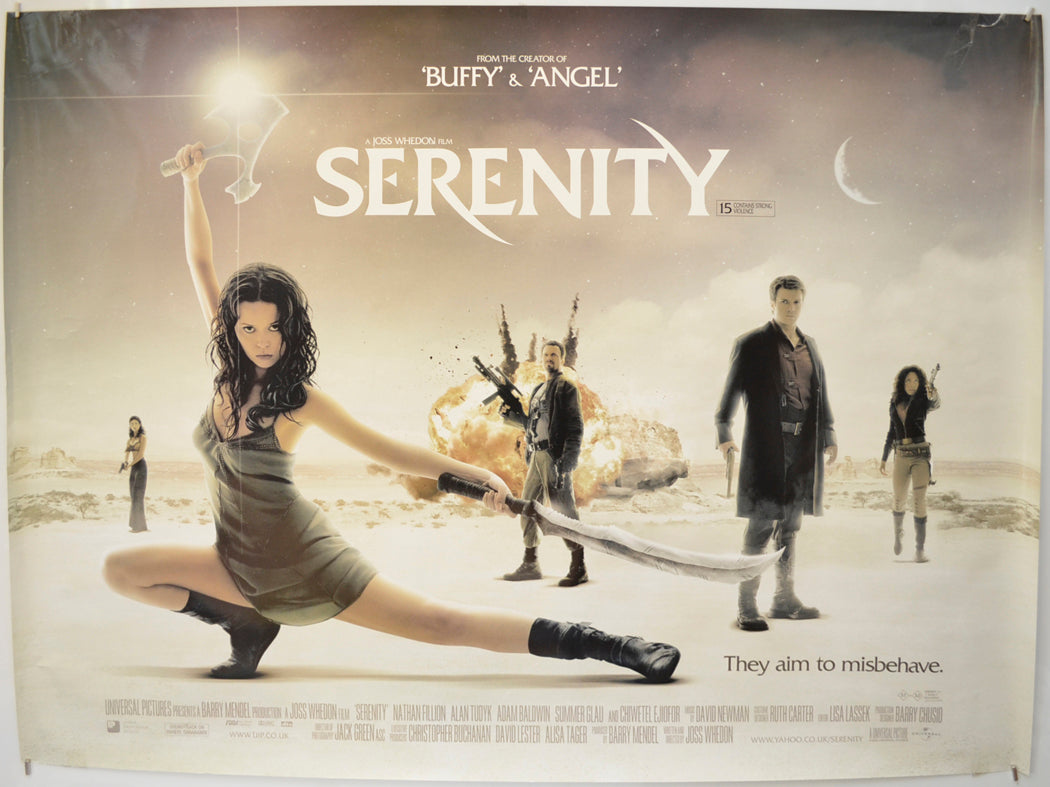 Serenity Original Quad Poster - Film Poster - Movie Poster  