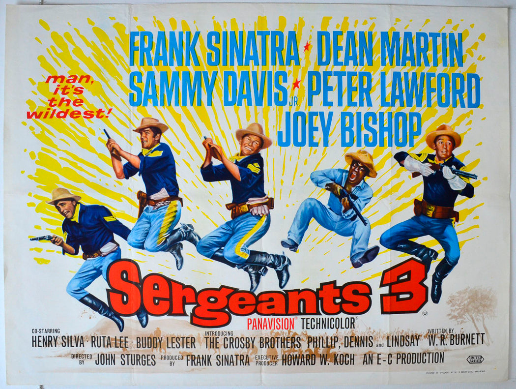 Sergeants 3 Original British Quad Poster - Movie Poster