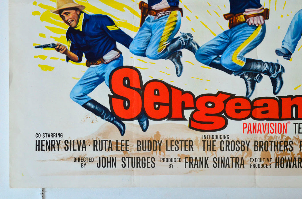 SERGEANTS 3 (Bottom Left) Cinema Quad Movie Poster 