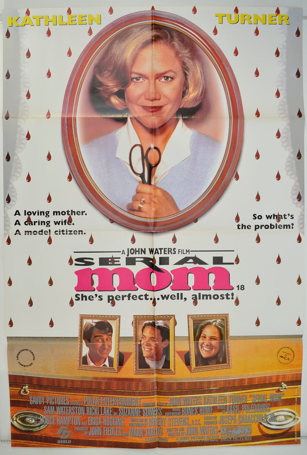 Serial Mom   Original One Sheet Poster - Film Poster - Movie Poster 