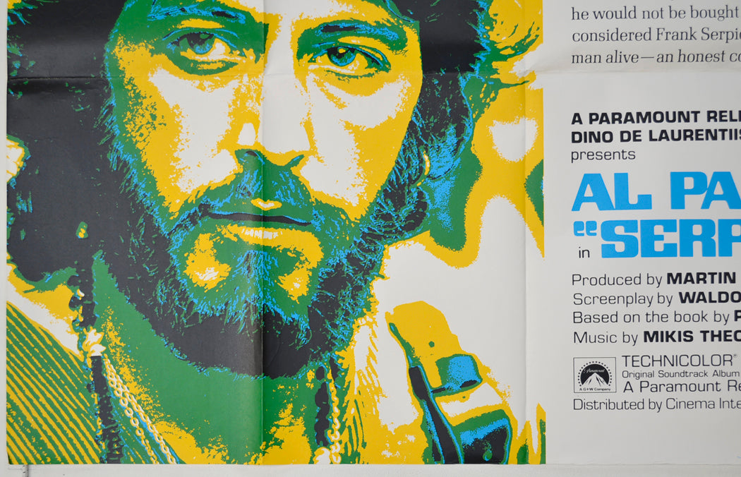 SERPICO (Bottom Left) Cinema Quad Movie Poster 