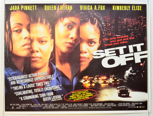 Set It Off  Original British Quad Poster - Film Poster - Movie Poster