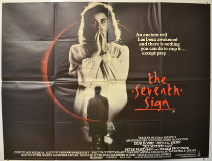 The Seventh Sign  Original Quad Poster - Film Poster - Movie Poster